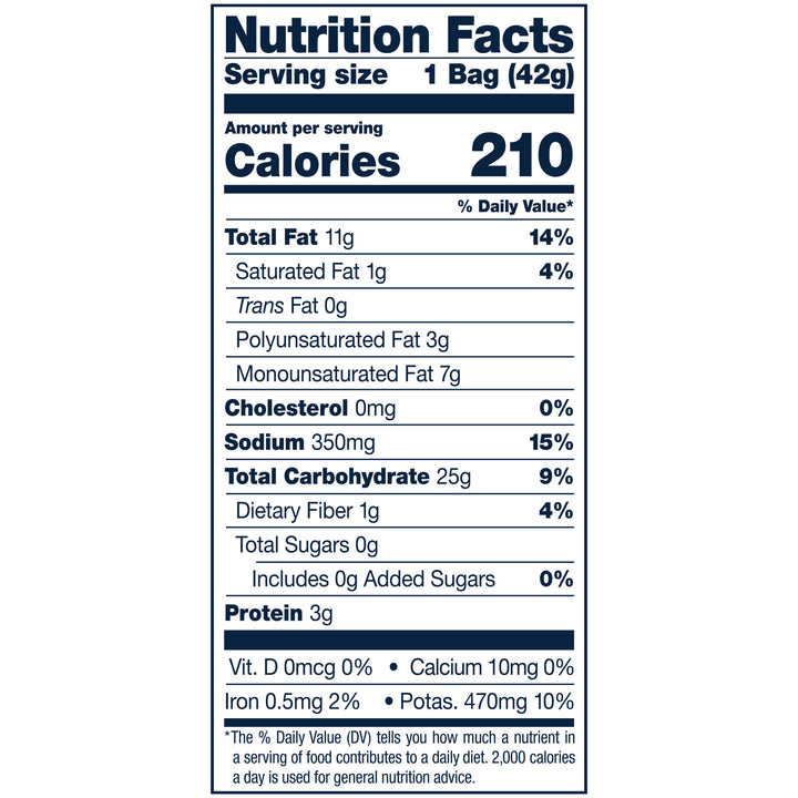 Cape Cod Sea Salt & Vinegar Kettle Chips-1.5 oz.-56/Case