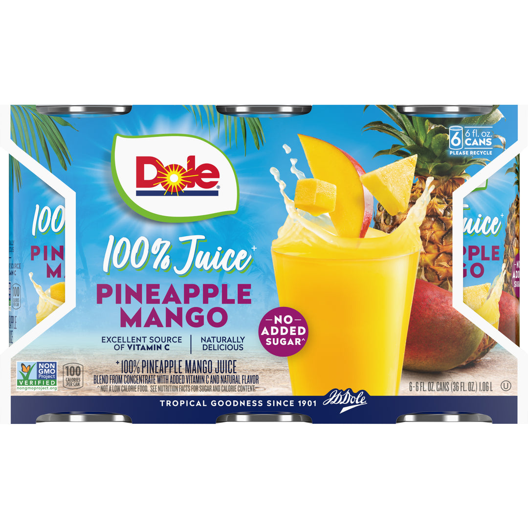 Dole Pineapple Mango 100% Fruit Juice-36 oz.-8/Case
