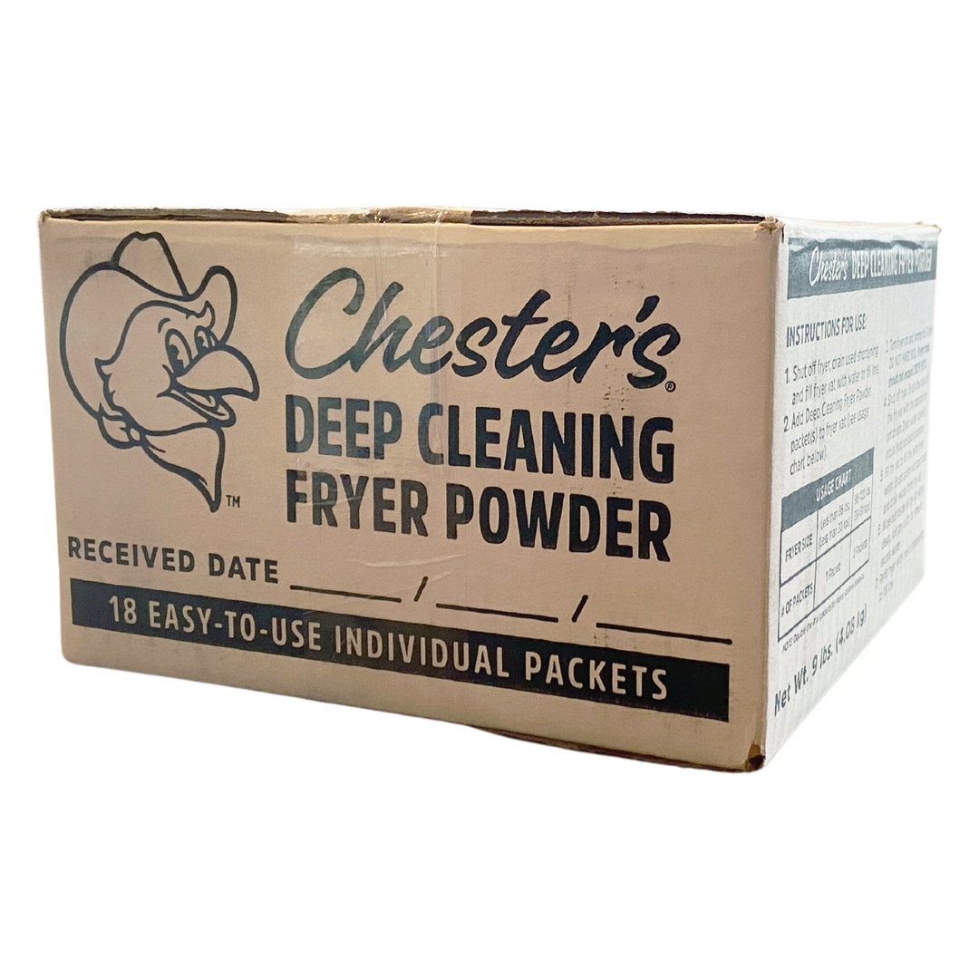 Chester's Deep Cleaning Fryer Powder-1 Count-1/Box-18/Case