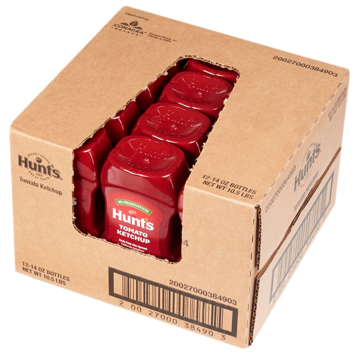Hunt's Tomato Ketchup Bottle-14 oz.-12/Case