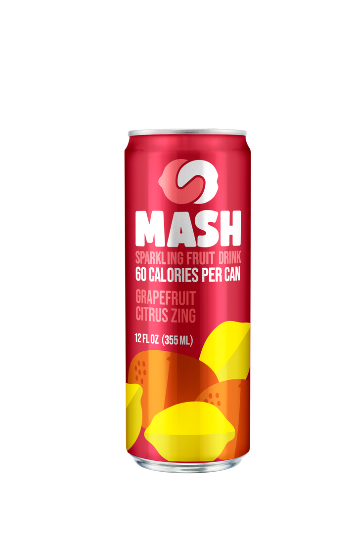 Mash Grapefruit Citrus Zing Slim Cans Case-12 fl. oz.-12/Case