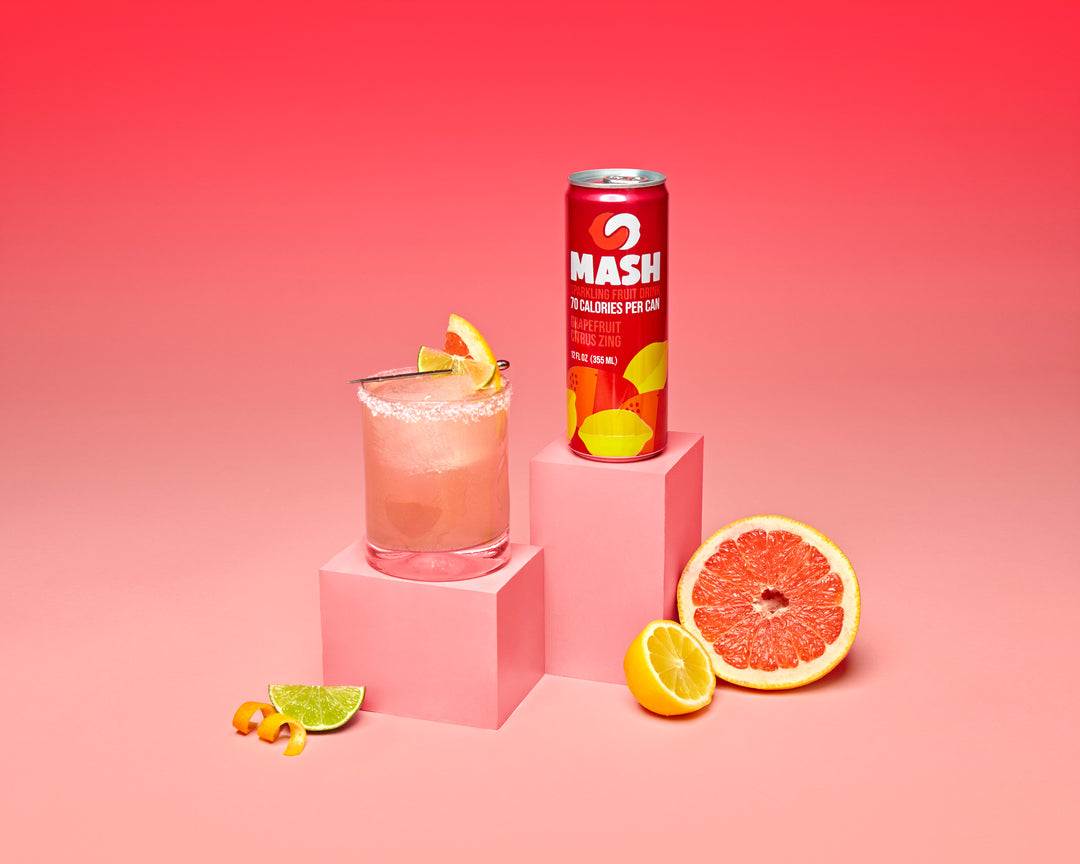 Mash Grapefruit Citrus Zing Slim Cans Case-12 fl. oz.-12/Case