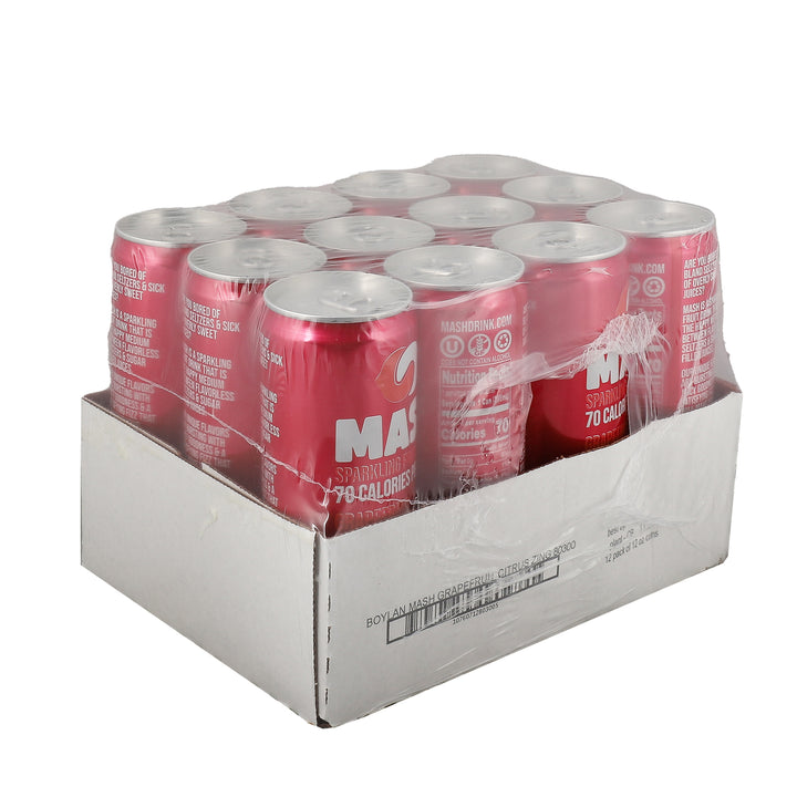 Mash Grapefruit Citrus Zing Slim Cans Case-12 fl. oz.-12/Case