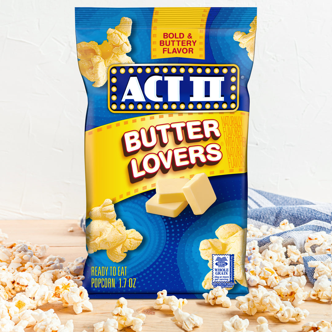Act Ii Gluten Free Butter Lovers Popcorn-1.7 oz.-6/Case