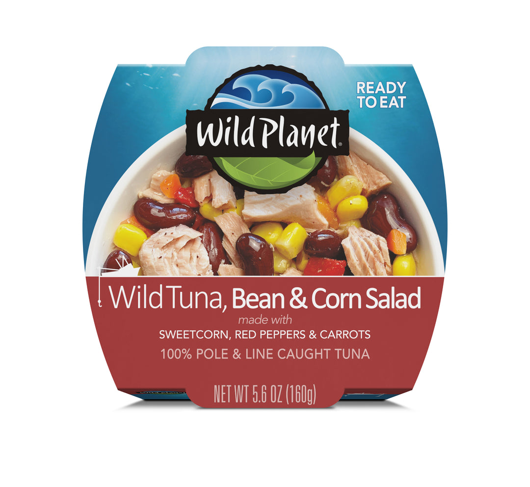 Wild Planet Foods Bean And Corn Wild Tuna Salad-5.6 oz.-12/Case