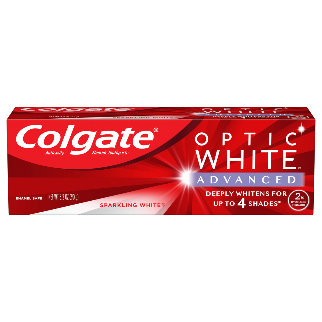 Colgate Optic White Advanced Toothpaste-3.2 oz.-6/Box-4/Case