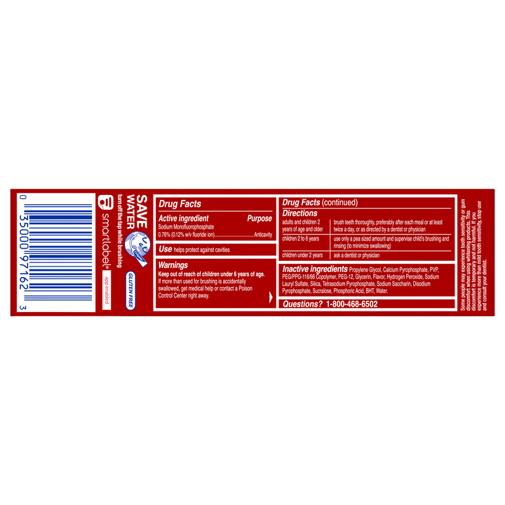 Colgate Optic White Advanced Toothpaste-3.2 oz.-6/Box-4/Case