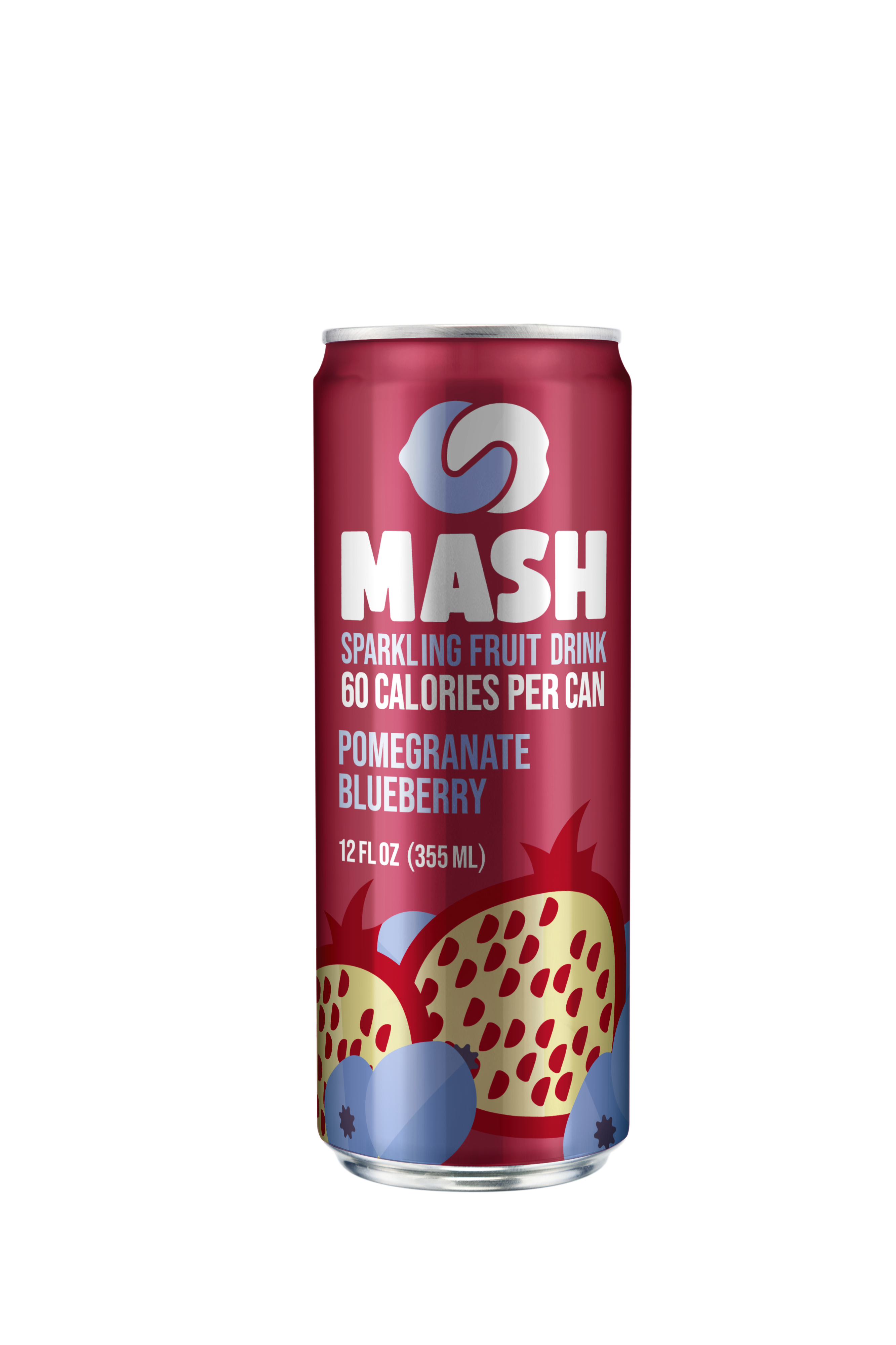 Mash Pomegranate Blueberry Slim Cans Case12 fl. oz.12/Case MPN 82300