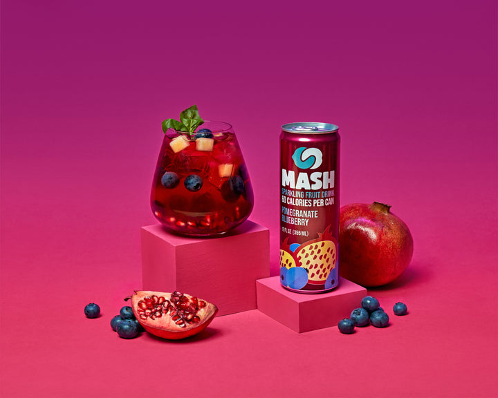 Mash Pomegranate Blueberry Slim Cans Case-12 fl. oz.-12/Case