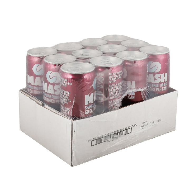 Mash Pomegranate Blueberry Slim Cans Case-12 fl. oz.-12/Case