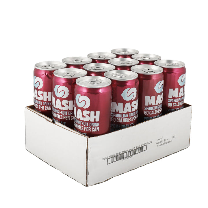 Mash Pomegranate Blueberry Slim Cans Case-12 fl. oz.-12/Case