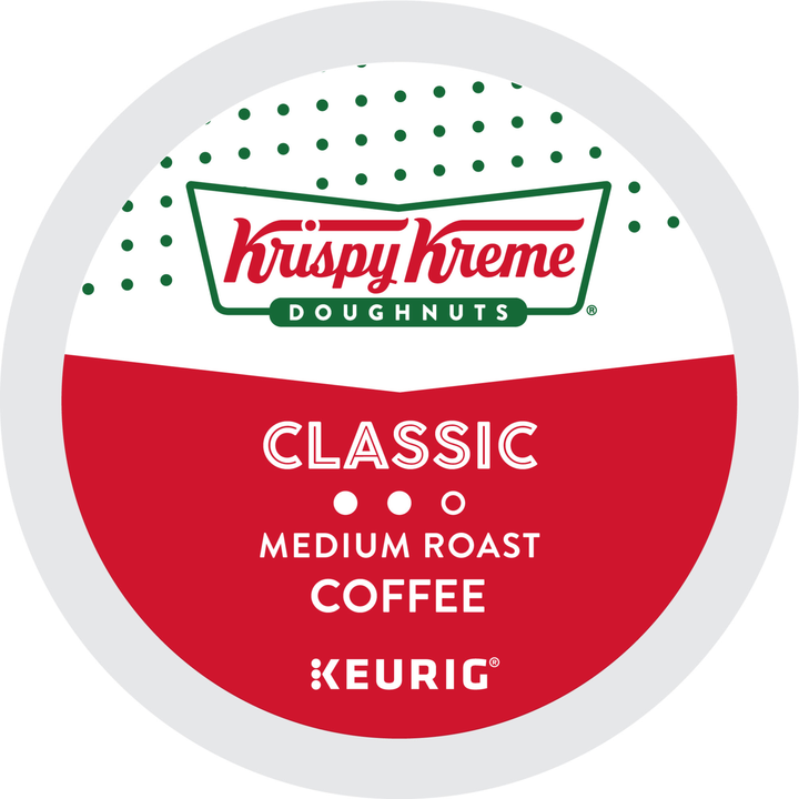 Krispy Kreme Doughnuts Coffee K-Cup Pod Classic-24 Count-4/Case