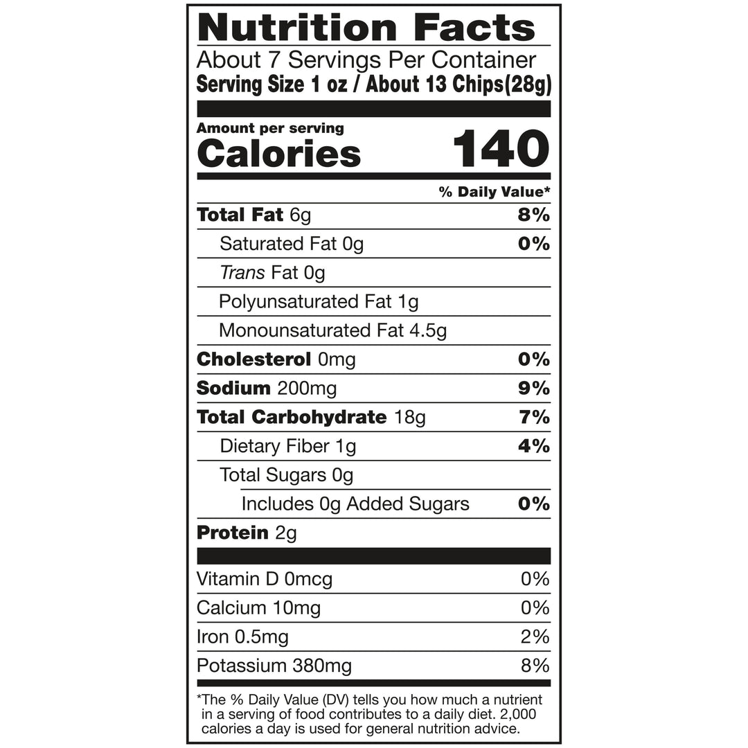 Kettle Foods Potato Chips-Air Fried Sea Salt & Vinegar Kettle Chips-6.5 oz.-12/Case