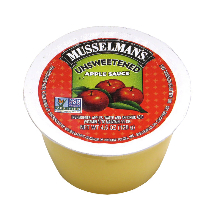 Musselman's Unsweetened Applesauce-4.5 oz.-72/Case
