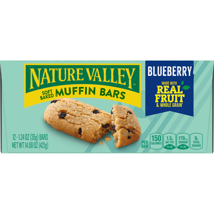 Nature Valley Soft Blueberry Muffin Bar-1.24 oz.-12/Box-4/Case