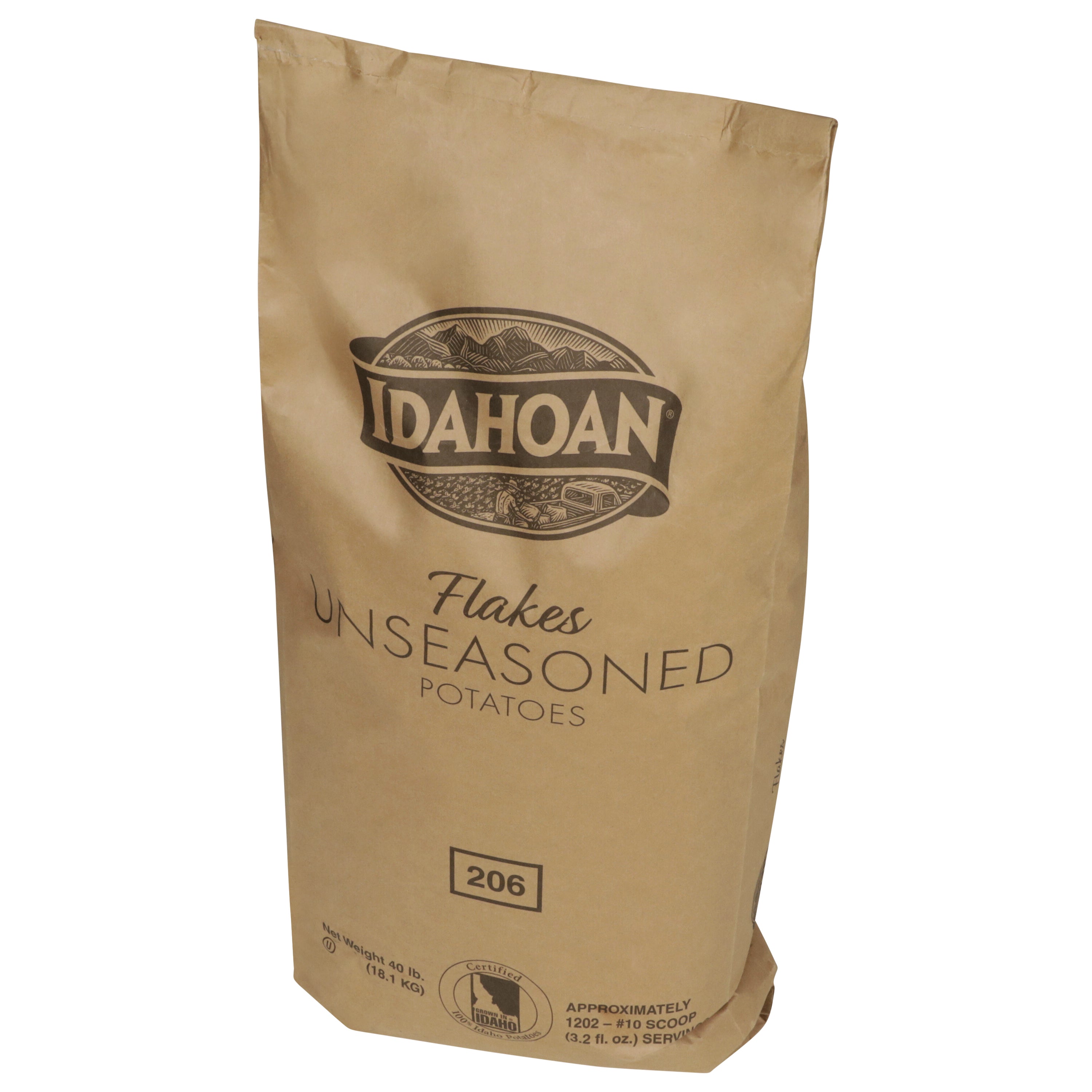 Idahoan Foods Flakes Unseasoned Potatoes40 lbs.1/Case MPN 2970000206