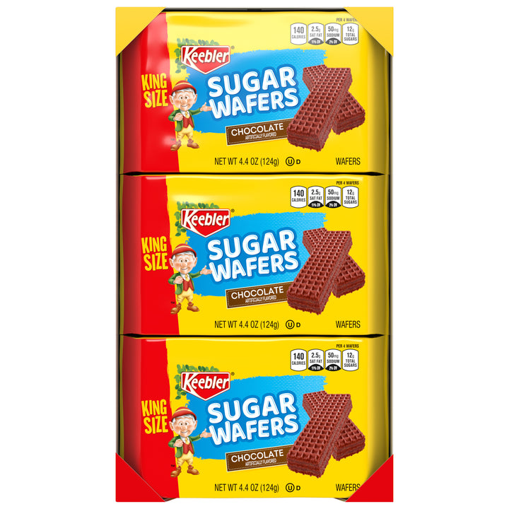 Kb Sugar Wafers Chocolate-4.4 oz.-9/Box-9/Case