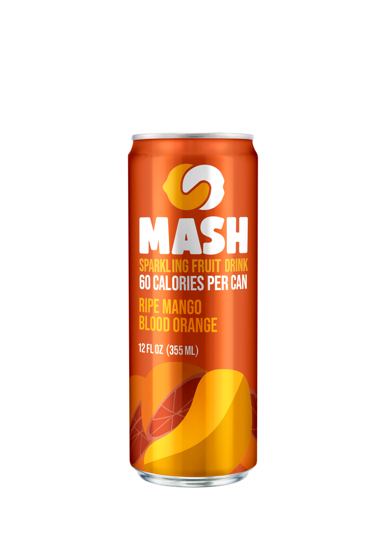 Mash Ripe Mango Blood Orange Slim Cans Case-12 fl. oz.-12/Case