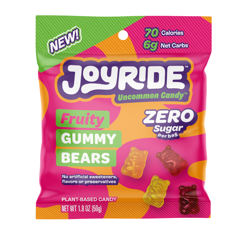 Joyride Zero Sugar Gummy Bears-1.8 oz.-8/Box-8/Case