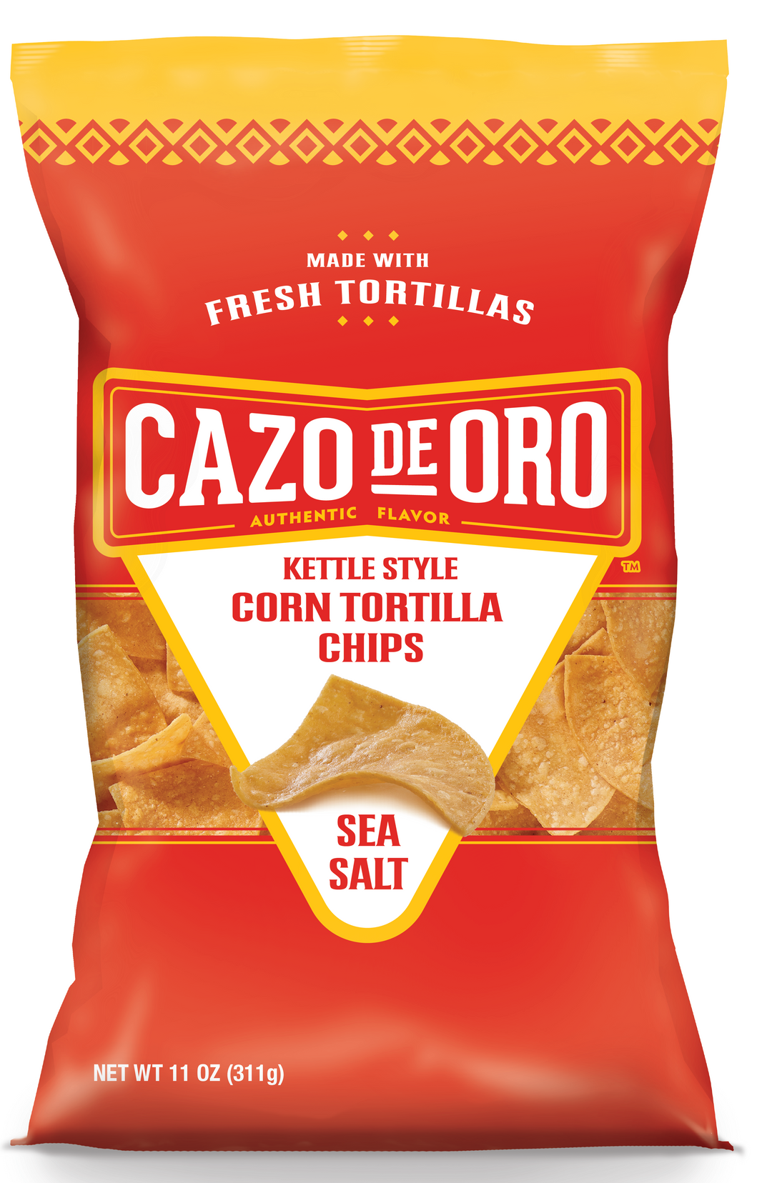Cazo De Oro Box Of Original Tortilla Chips-11 oz.-9/Case