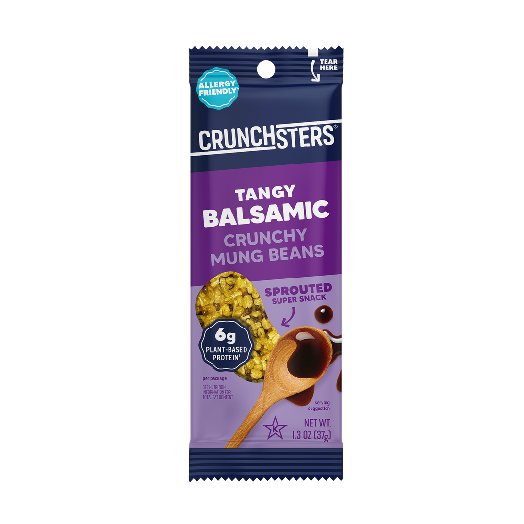 Crunchster Protein Snack Smokey Balsalmic Single Serve-1.3 oz.-12/Box-6/Case
