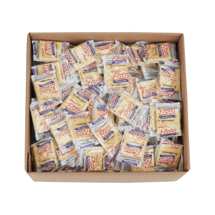 Kellogg's Zesta Saltines Crackers Unsalted-0.2 oz.-500/Case