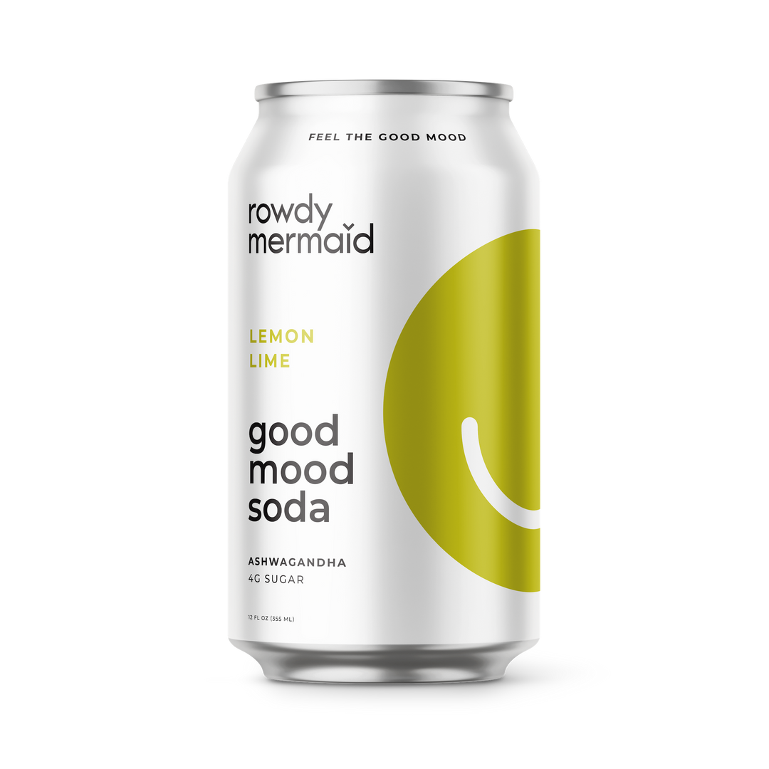 Rowdy Mermaid Good Mood Soda Lemon Lime-12 fl. oz.-12/Case