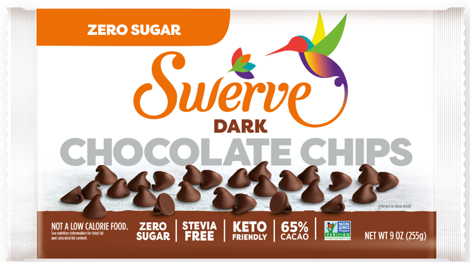 Swerve Chocolate Chips-Swerve-Dark Chocolate-9 fl. oz.-1/Case