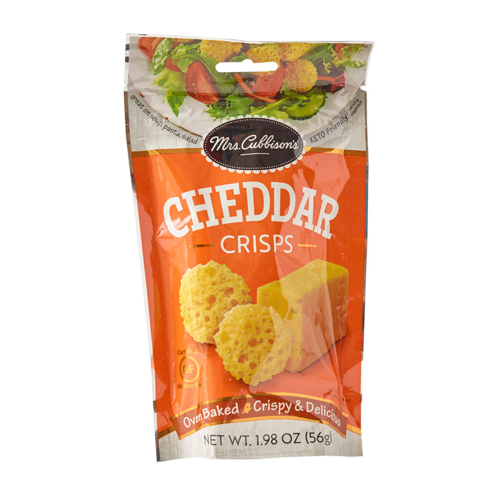 Mrs. Cubbison's Cheddar Cheese Crisps-1.98 oz.-9/Case