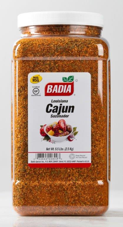 Badia Cajun Seasoning-5.5 lbs.-4/Case