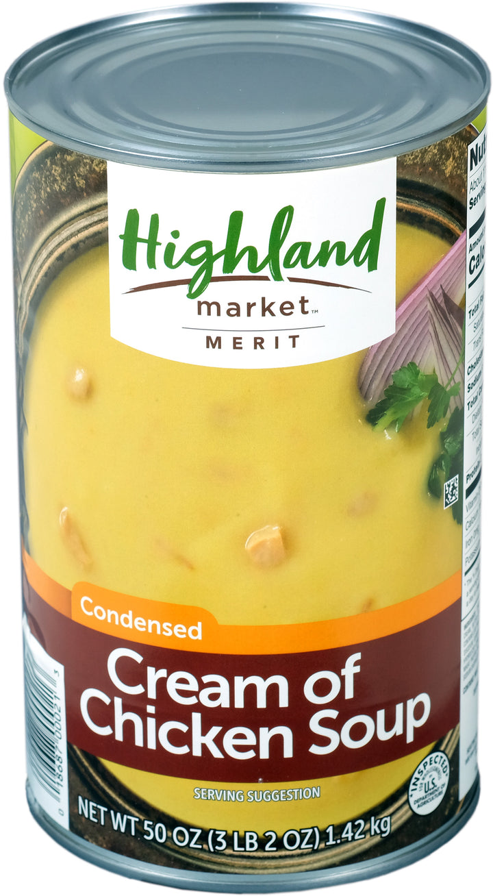 Highland Market Merit Cream Of Chicken Soup-50 oz.-12/Case