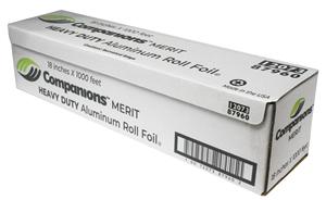 Companions Merit Foil Aluminum Roll 18 X 1000 Extra Heavy Duty-1 Piece-1/Case