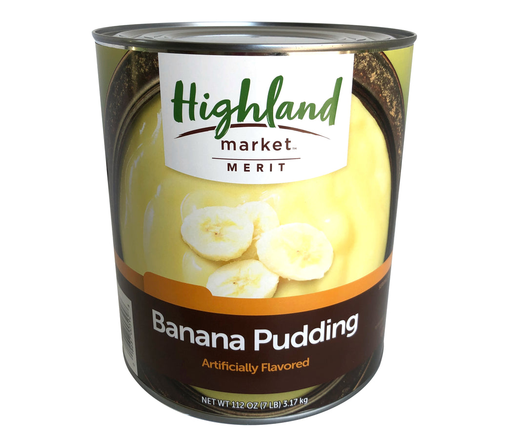 Highland Market Merit Banana Pudding-112 oz.-6/Case