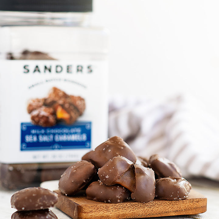 Sanders Milk Chocolate Sea Salt Caramels-28 oz.-6/Case