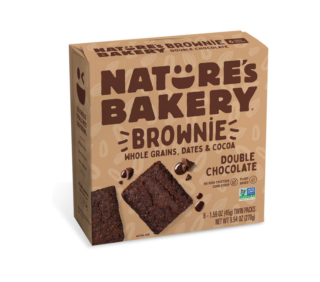 Nature's Bakery Double Chocolate Brownie-1.59 oz.-6/Box-6/Case