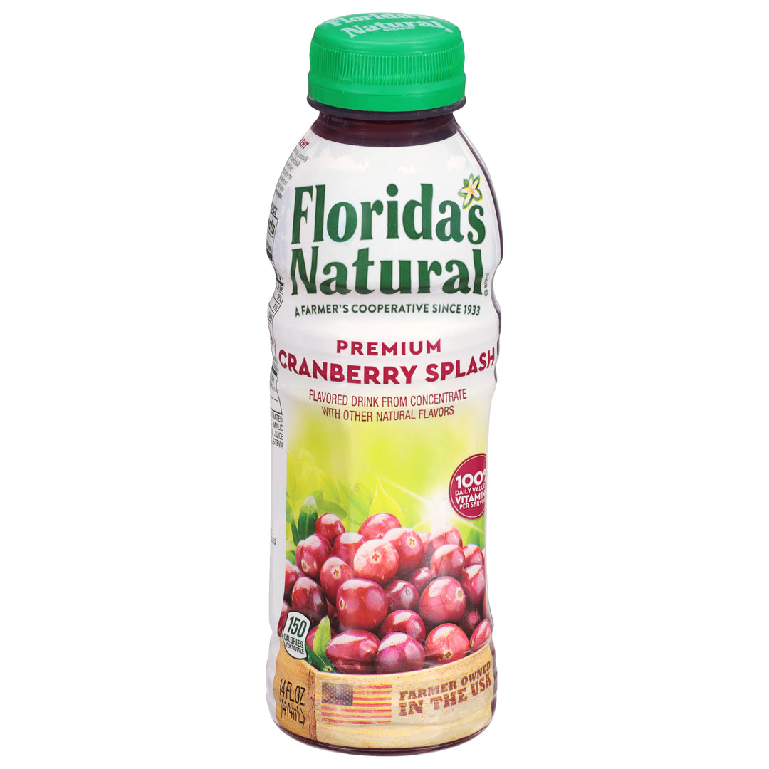 Florida's Natural Cranberry Splash-14 fl. oz.-12/Case