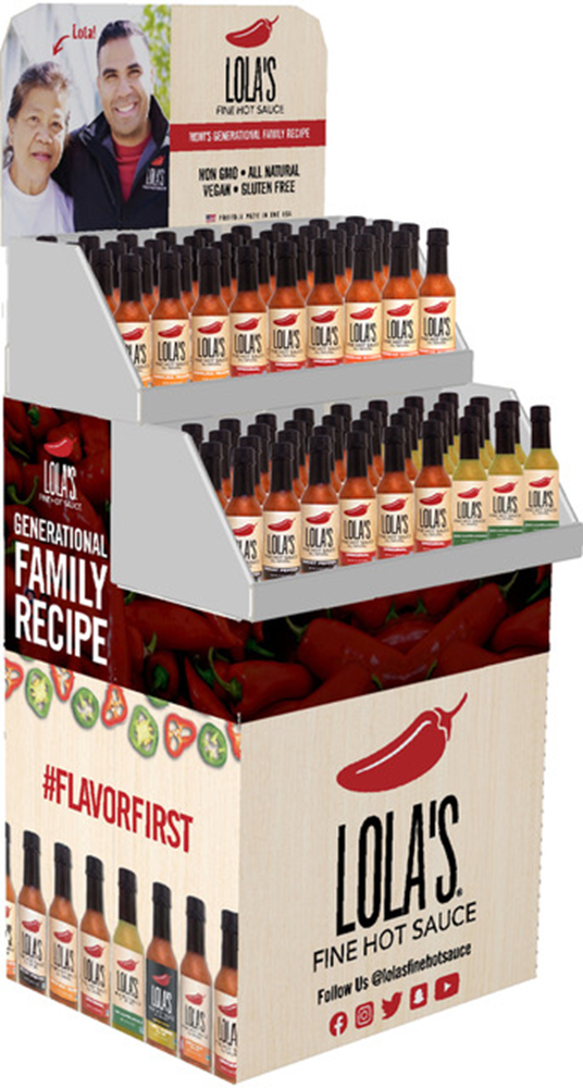 Lola's Fine Hot Sauce Trinidad Scorpion Hot Sauce Bottle-5 oz.-12/Case