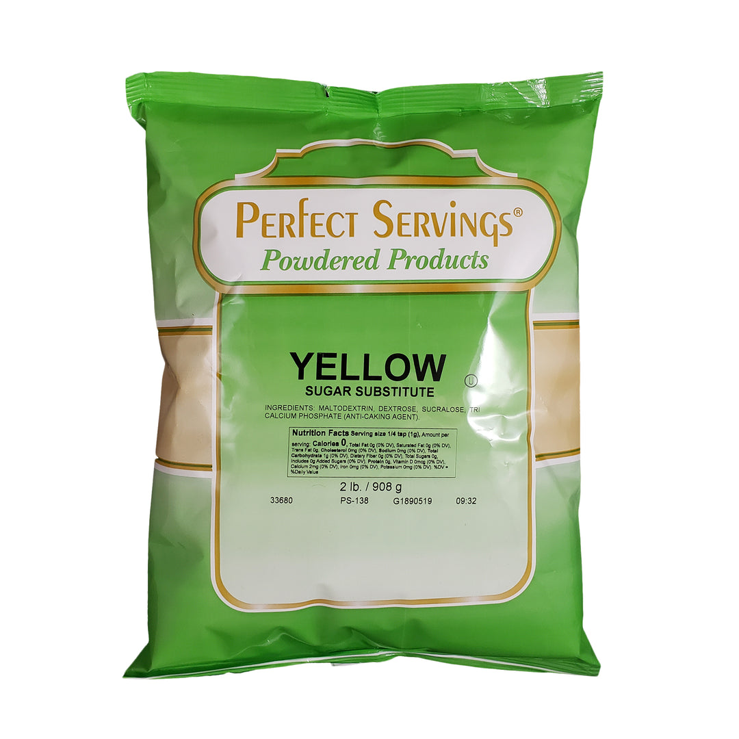 Beverage Solutions Sugar Substitute Yellow-6 lbs.-1/Case