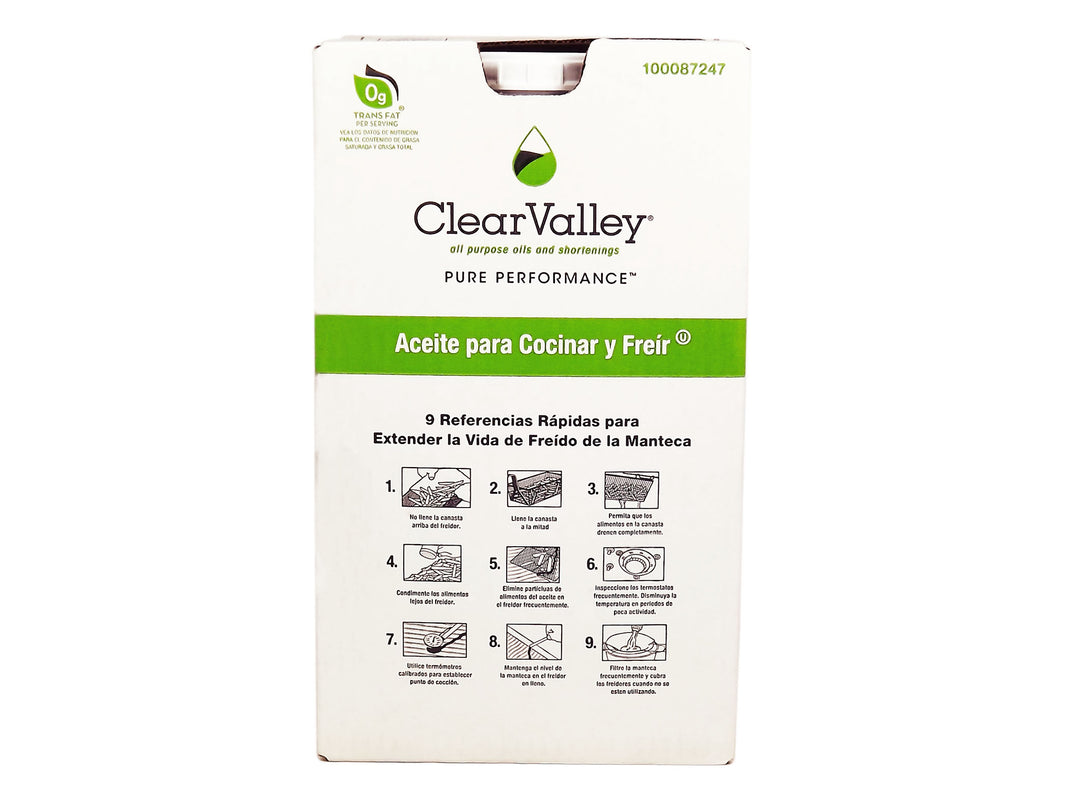 Clear Valley High Oleic Canola Frying Oil-35 lbs.-1/Case