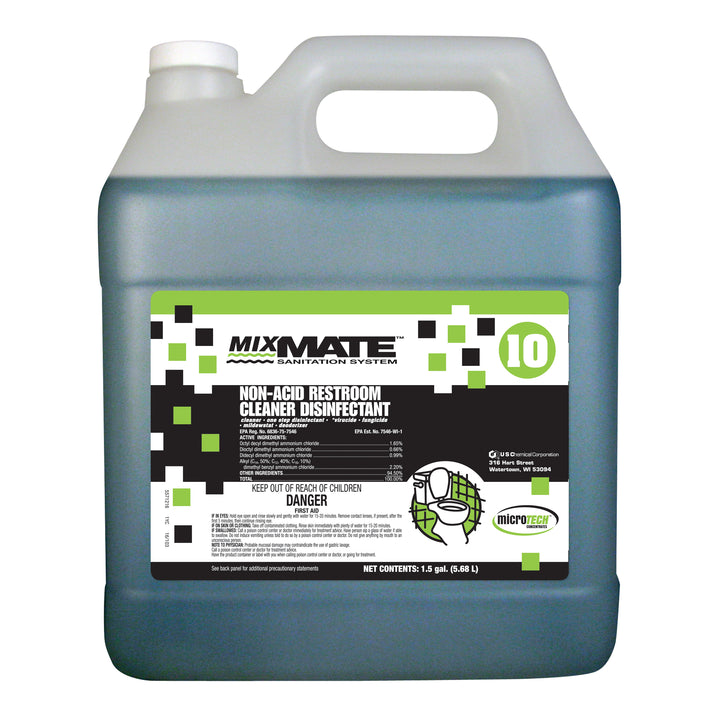 Mixmate Non-Acid Restroom Cleaner/Disinfectant-1.5 Gallon-1/Case
