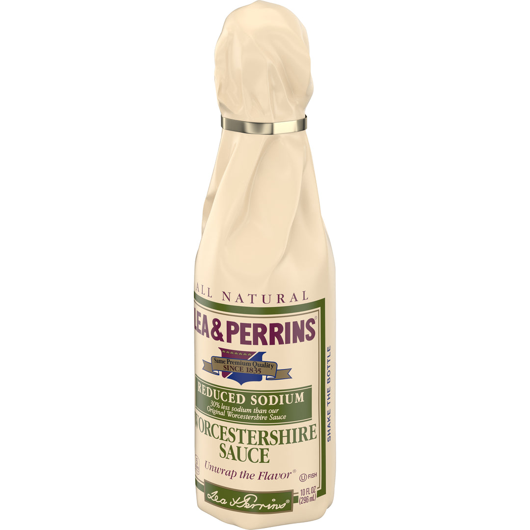 Lea & Perrins Reduced Sodium Worcestershire Sauce Bottle-10 fl. oz.-12/Case