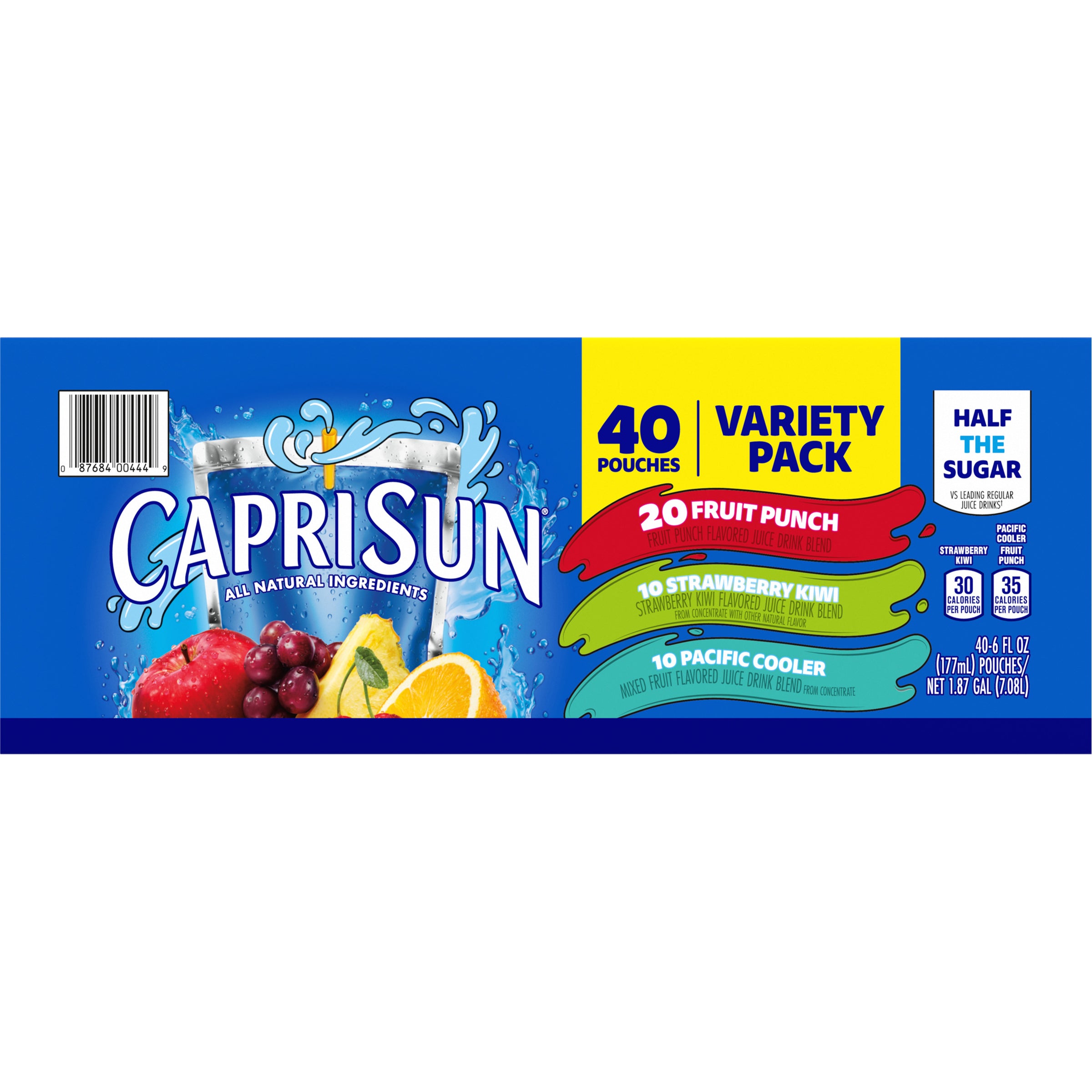 Capri Sun Ready To Drink Variety Pack Soft Drink4 Count1/Case MPN 00087684004449 Round Eye