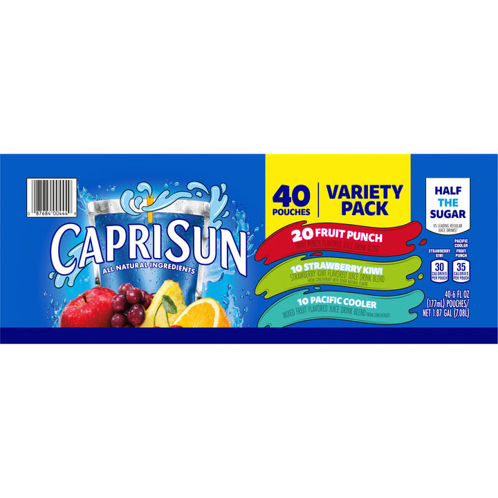 Capri Sun Ready To Drink Variety Pack Soft Drink-4 Count-1/Case