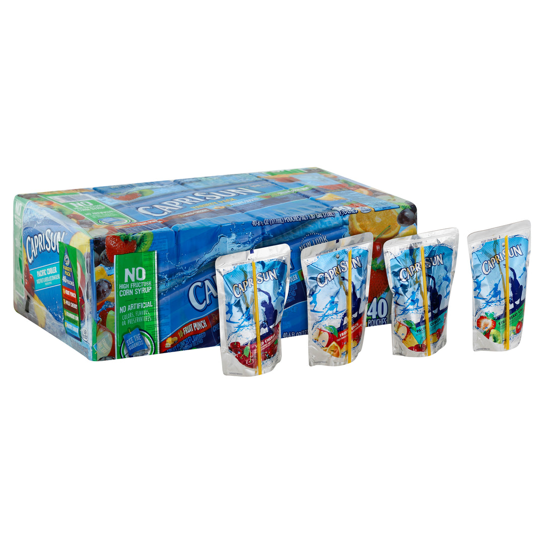 Capri Sun Ready To Drink Variety Pack Soft Drink-4 Count-1/Case