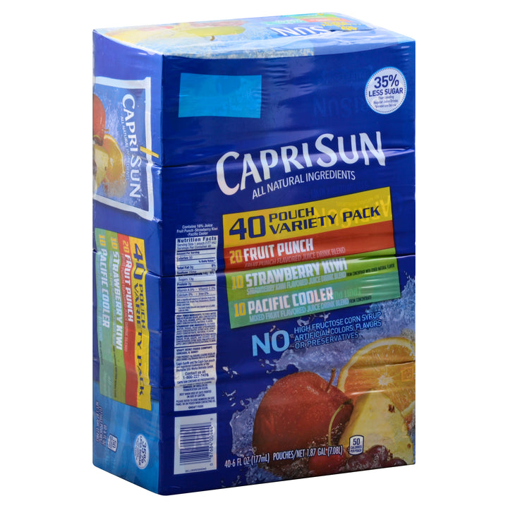 Capri Sun Ready To Drink Variety Pack Soft Drink-4 Count-1/Case