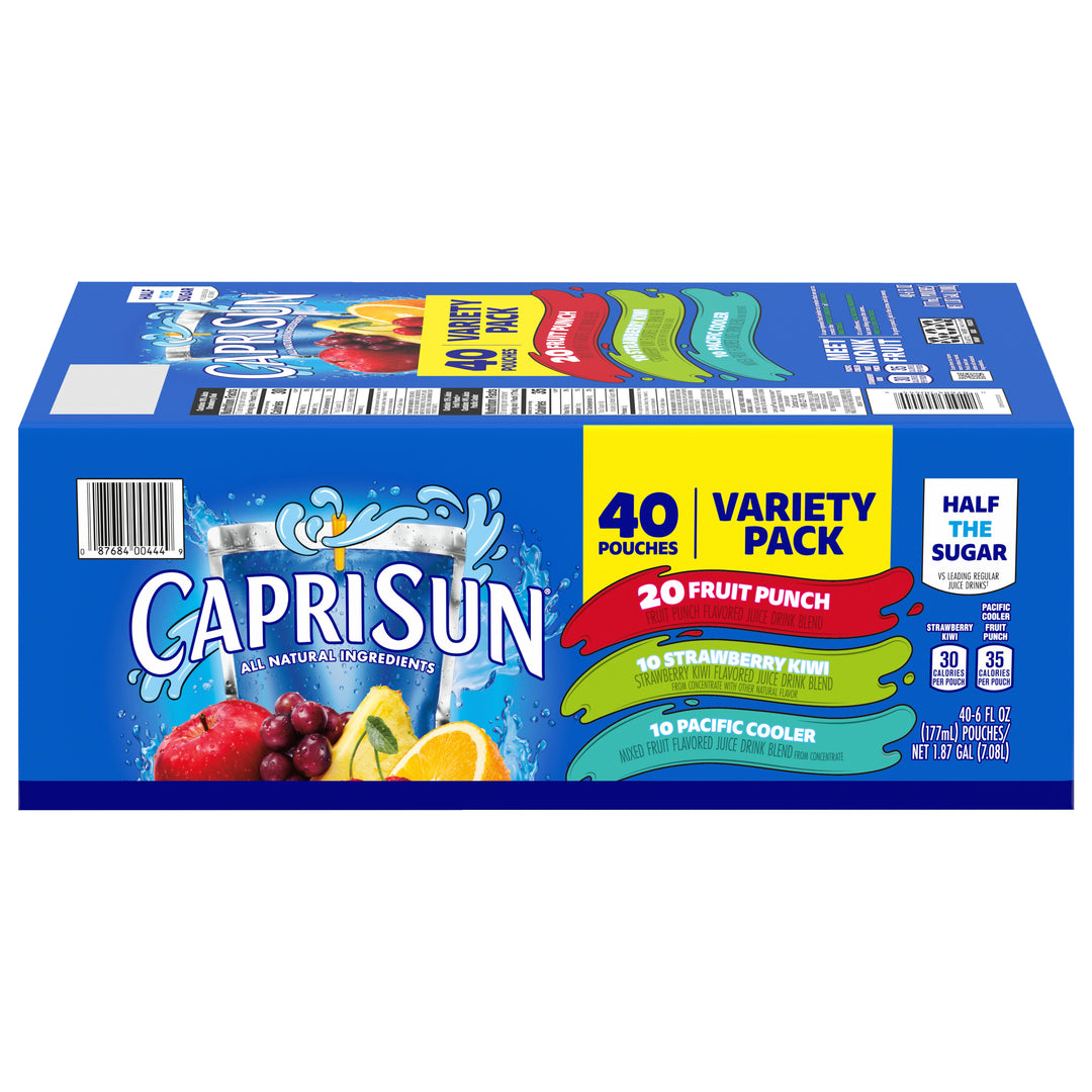 Capri Sun Ready To Drink Variety Pack Soft Drink-4 Count-1/Case