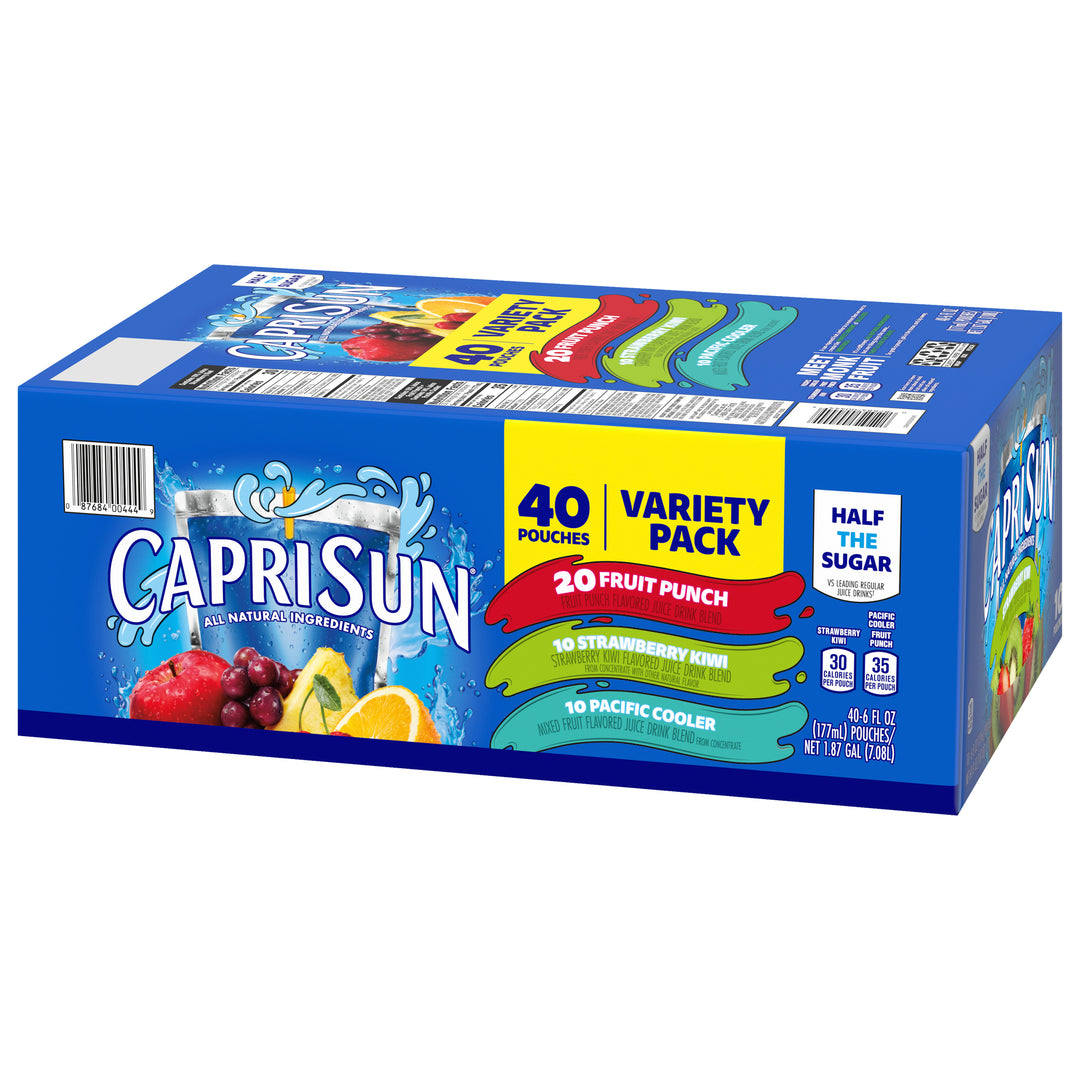 Capri Sun Ready To Drink Variety Pack Soft Drink-4 Count-1/Case