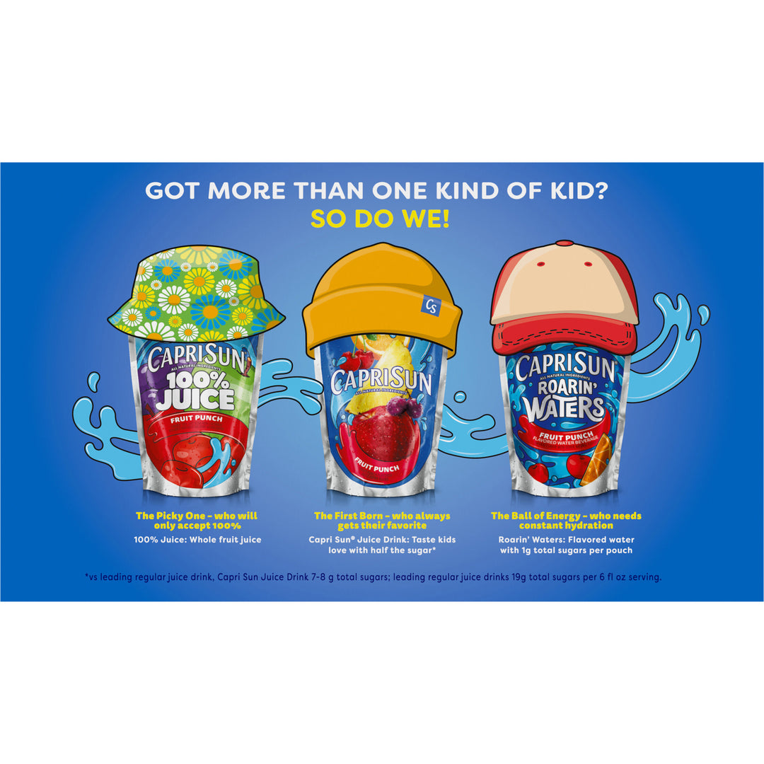 Capri Sun Ready To Drink Variety Pack Soft Drink-4 Count-1/Case