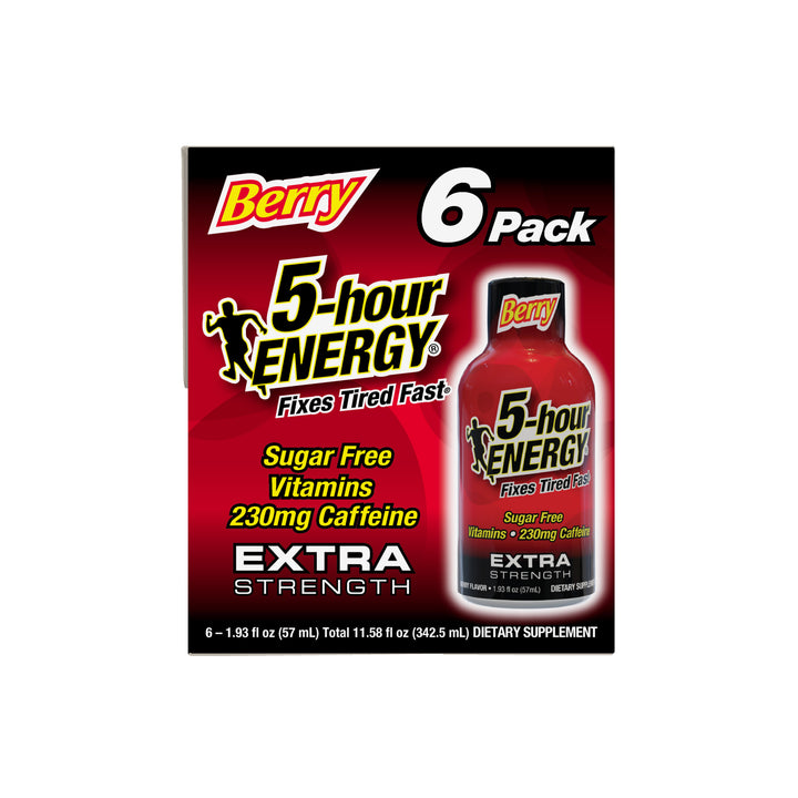 5-Hour Energy Extra Strength Berry-1.93 fl. oz.-6/Box-36/Case