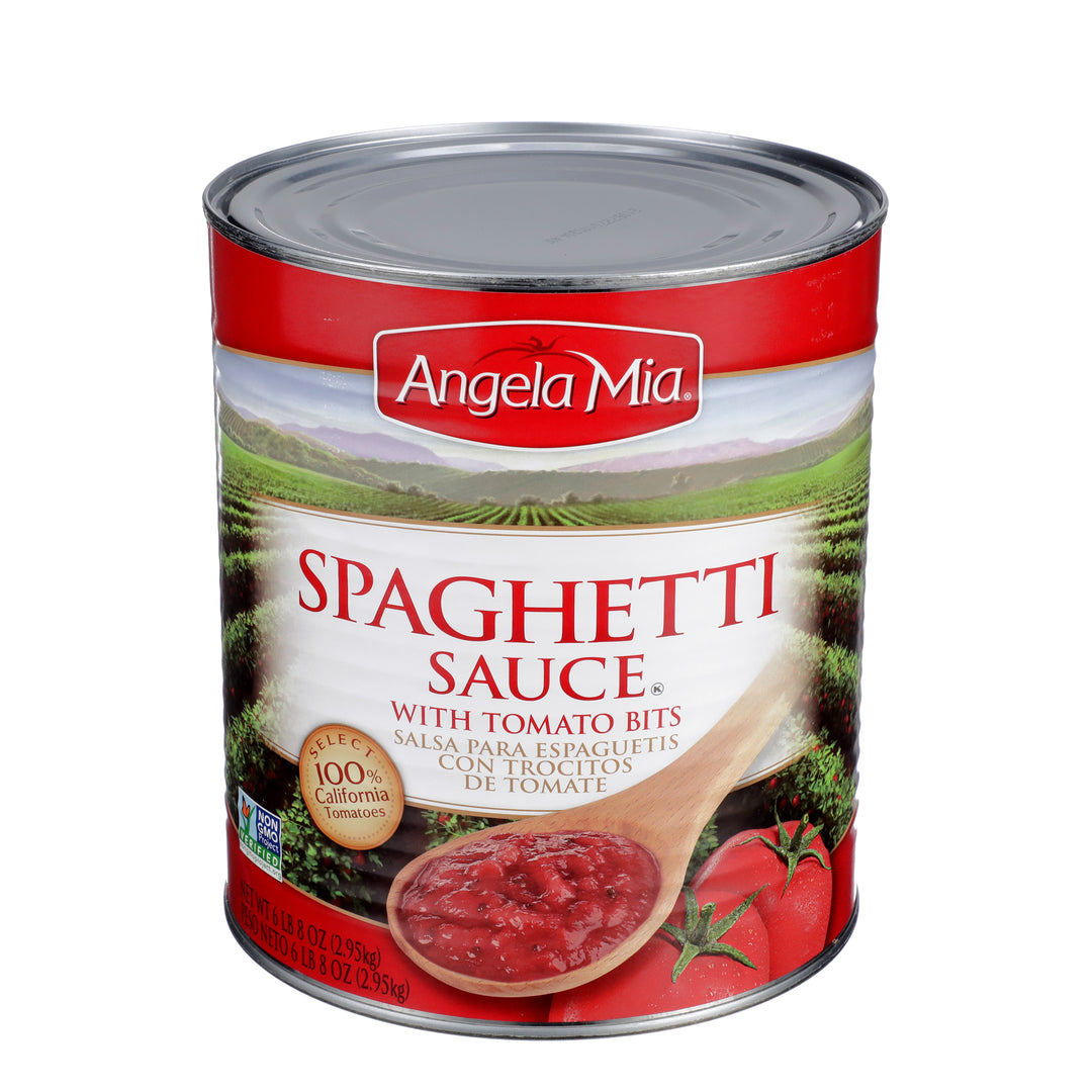 Angela Mia Sauce Spaghetti With Tomatoes-104 oz.-6/Case